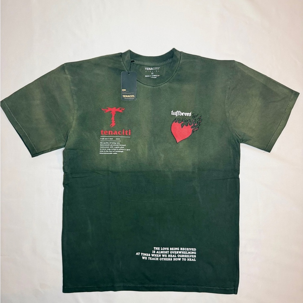 Tenacity Grim-reaper Green Graphic T-Shirt